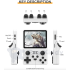Consola de juegos portátil POWKIDDY RGB20S, sistema Retro de código abierto RK3326, pantalla IPS 4:3 de 3,5 pulgadas