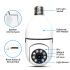 5G Wifi E27 bombilla cámara de vigilancia visión nocturna a todo Color seguimiento humano automático 4X Zoom Digital Video seguridad Monitor Cam