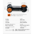 TOSEEK vástago de manillar de bicicleta 28,6-31,8mm aluminio  vástago de carbono Angle6 17 vástago de manillar de bicicleta de montaña piezas de repuesto para bicicleta