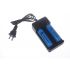 Cargador de batería para dobles 18650/26650 baterías recargables (AC 100 ~ 240V)