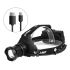 Lámpara de cabeza de 8000LM Lámpara de cabeza de 8000lm de 8000lm de 8000lm USB Faro recargable USB Amplio zoom Amplia luz de pesca Uso 18650 Batería