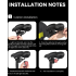 Luz trasera inteligente para bicicleta TOWILD TL05 con sensor de freno automático, IPX6, resistente al agua, carga USB, luz LED para ciclismo, luz trasera de advertencia