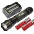 Multi Color Seleccione UltraFire 501B U2 1300 LUMENS 5 MODOS LED Linterna LED  2 * 18650 Batería  Cargador