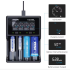 Cargador de batería XTAR VC4SL 18650 21700 USB C QC3.0 de carga rápida, 1,2 V, Ni-MH, AAA, AA, recargable de litio