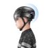 ROCKBROS-casco de bicicleta con luz LED recargable, casco de bicicleta de montaña y de carretera, sombrero deportivo seguro