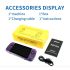 POWKIDDY X39pro pantalla IPS de 4,3 pulgadas consola de videojuegos portátil X39 juego Retro PS1 compatible con controladores con cable