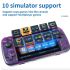 POWKIDDY X39pro pantalla IPS de 4,3 pulgadas consola de videojuegos portátil X39 juego Retro PS1 compatible con controladores con cable