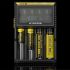 Nitecore D4 Digicharger LCD Mostrar batería Nitecore Charger Intelligent 2.0 Fit Li-Ion 18650 14500 16340 26650