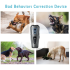 Repelente ultrasónico de perros, dispositivo disuasorio, antiladridos, Control de parada, entrenamiento de ladridos, repelente de perros de alta potencia con linterna LED