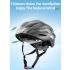 ROCKBROS-casco de bicicleta con luz trasera LED, casco de ciclismo moldeado integralmente recargable, Casco de Bicicleta de carretera MTB, casco deportivo seguro