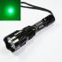 Linterna LED Linterna LED de largo alcance de la luz verde