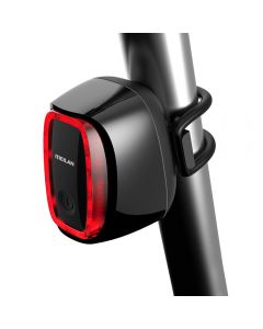 Luz trasera de bicicleta inteligente MEILAN X6, luz trasera para bicicleta, recargable por USB, impermeable, freno de ciclismo, luz trasera LED de advertencia de seguridad