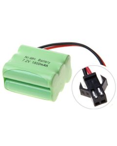 Batería recargable con enchufe SM Ni-MH de 7,2 V AA y 1800 mAh