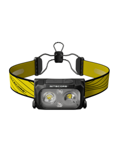 NITECORE NU25 Linterna frontal mejorada de 400 lúmenes USB-C recargable con tres fuentes de luz