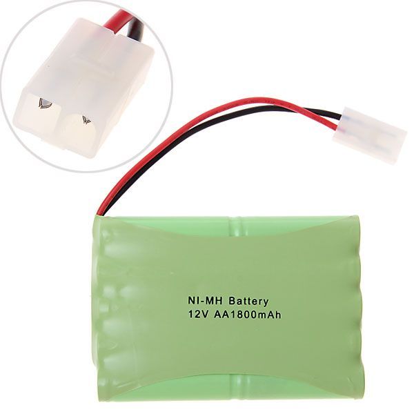 Batería recargable de Ni-MH de 12 V AA y 1800 mAh