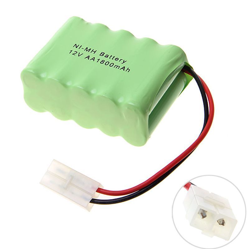 Batería recargable de Ni-MH de 12 V AA y 1800 mAh