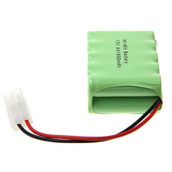Batería recargable de Ni-MH de 12 V AA y 1800 mAh