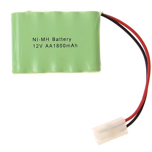 Batería recargable de Ni-MH de 12 V AA y 1800 mAh