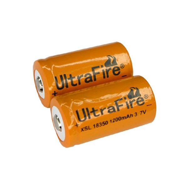  Ultrafire xsl 18350 1200mAh 3.7V batería de ion