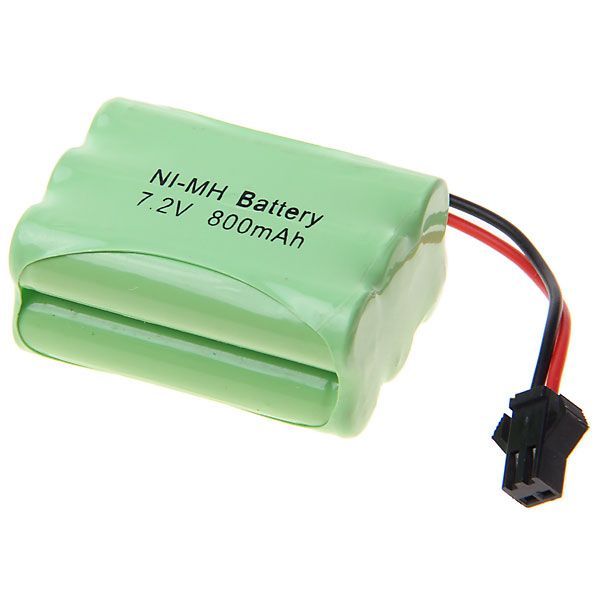 Batería recargable Ni-MH con enchufe SM, 7,2 V, AAA, 800 mAh