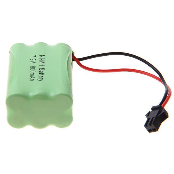 Batería recargable Ni-MH con enchufe SM, 7,2 V, AAA, 800 mAh