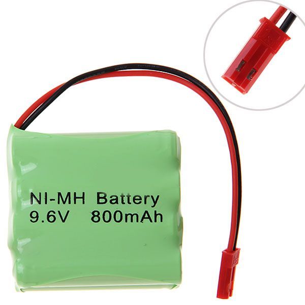 Batería recargable Ni-MH de 9,6 V y 800 mAh AAA