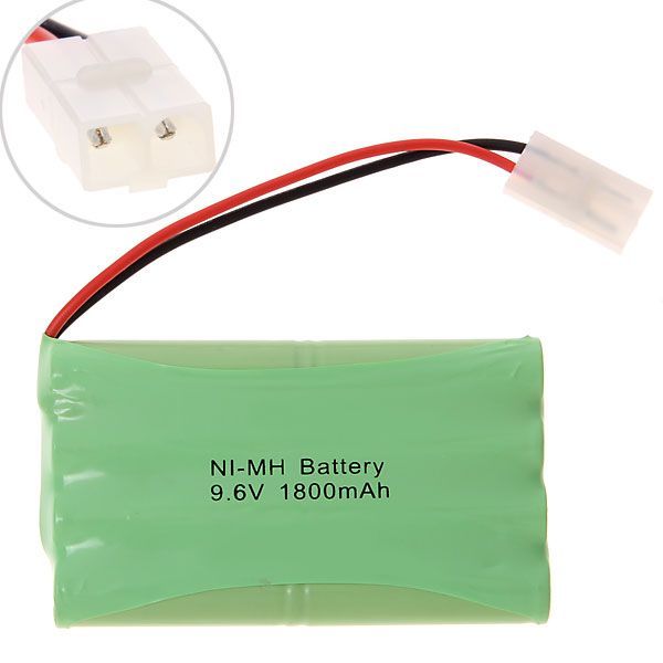 Batería recargable Ni-MH de 9,6 V AA y 1800 mAh