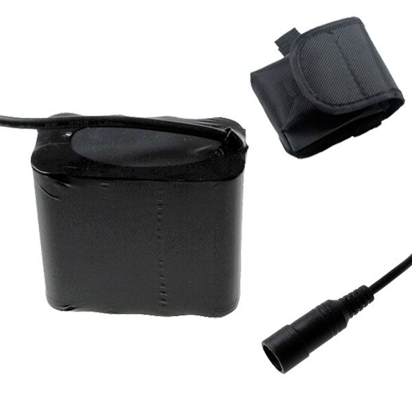 5521 Interfaz de CC 8.4V 8x18650 17600mAh Batería de la luz de la bicicleta para la luz del faro de la bicicleta LED