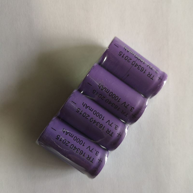 TR 16340 1000mAh 3.7V batería recargable de ion